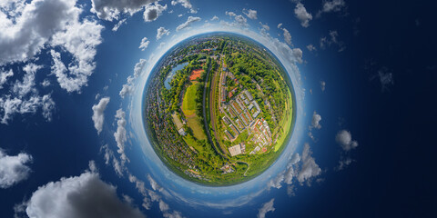 Wall Mural - little planet darmstadt germany
