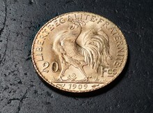 Frankreich 1902 20 Francs Goldmünze Hahn