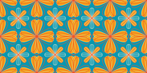 Wall Mural - Minimal geometric texture seamless pattern. Repeating simple geometrical shapes modern background.