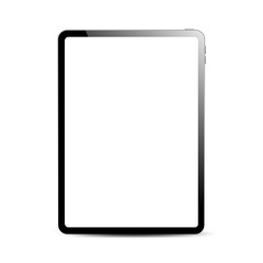 Poster - Realistic tablet mockup with blank screen. tablet vector isolated on white background.