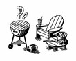 illustration of barbecue grill