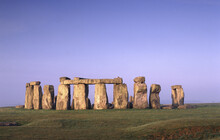 Panoramic View Of Stonehenge, Wiltshire, England