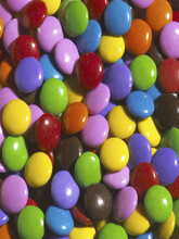 Assorted Colors Of Sugar Coated Candy