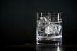 © SuperStock - Close-up of a glass full of ice cubes and alcoholic drink