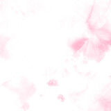 Fototapeta Kwiaty - Blush pink and white abstract background with Texture. gentle and subtle white and pastel rose backdrop. splashes of watercolor paint and ink imitating tender soft flower petals