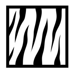 Poster - Ornament or decoration. Black square texture. Patterned tile.