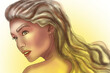 © maria - A beautiful girl. Model. Portrait. Fashion. Hairstyle.