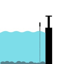 Water Depth Measure Icon