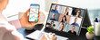 © Andrey Popov - Virtual Video Conference Call Meeting