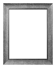 Gray frame isolated on the white background