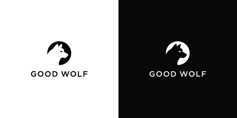 Wall Mural - Wolf Creative Concept Logo Design Template