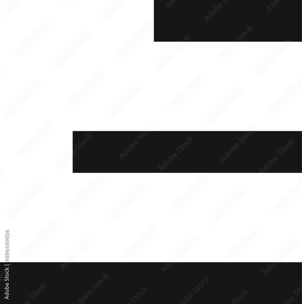 Menu UI Design Elements icons. Set of hamburger Menu buttons. Website Navigation Icons for Mobile App and User Interface. Modern Navigation buttons or Web menu and ui icons set. Set of Icons