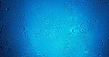 Drops Of Water Texture Closeup Abstract Blue