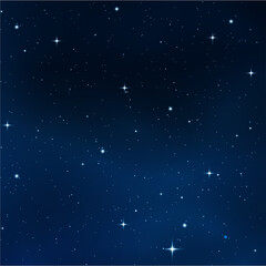 Wall Mural - star background in space, galaxy, starry night sky