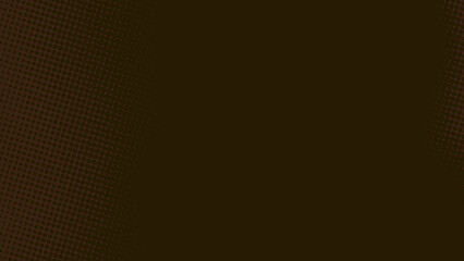 Poster - Abstract dots halftone brown dark color pattern gradient texture background.