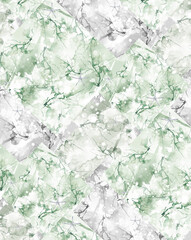 Wall Mural - Watercolor blue, green background, blot, blob, splash of blue, green paint. Watercolor brown spot, abstraction. Wild grass, bushes, flower country abstract landscape, marble. Watercolor abstract card