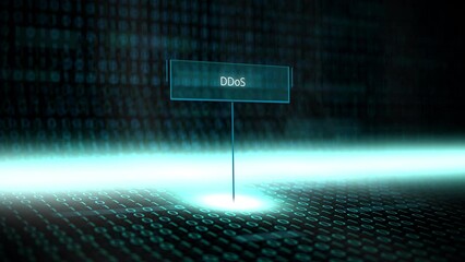 Digital Software information Technology Term - DDoS