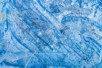 Blue Old Dirty Abstract Grunge Pattern Outdated Worn Background Weathered Texture