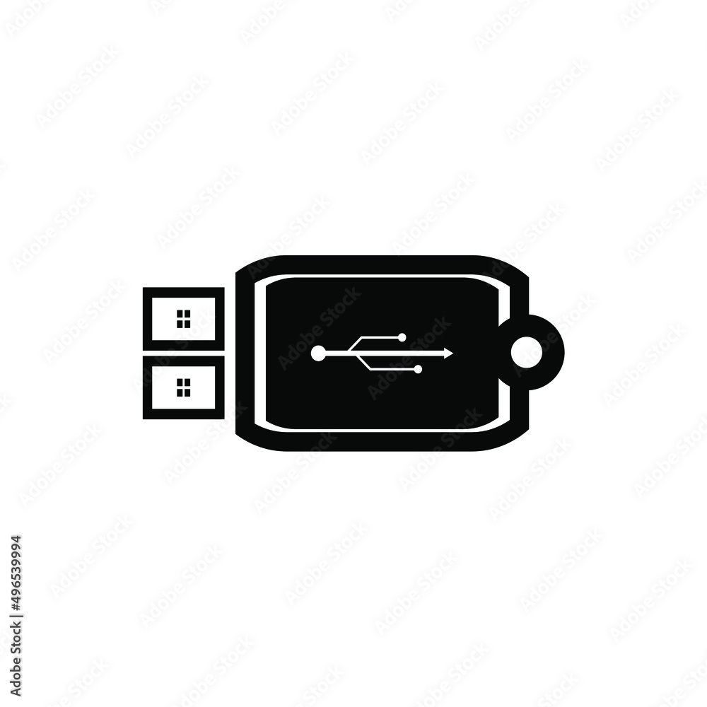 pendrive vector illustration, suitable for symbols, logos, icons ...
