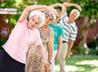 © Cecilie Skjold Wackerhausen/peopleimages.com - Staying active is key to a healthy retirement. Shot of a group of smiling seniors exercising outside.