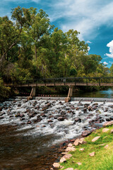 Wall Mural - river in the park