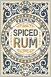 © alex_bond - Spiced Rum - ornate vintage decorative label