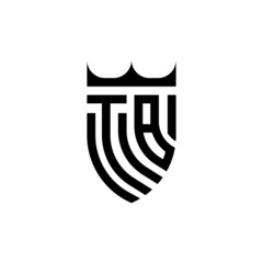 Poster - TB crown shield initial luxury and royal logo concept