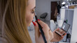 © Teddy Bear - the girl does her own makeup.