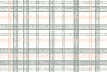 Watercolor Sage Green And Peach  Orange Line Plaid Repeat Seamless Pattern Background