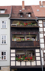 Poster - Krämerbrücke in Erfurt