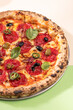 © Mykhailo Feriukov - Delicious Pizza on Colorful Backgrounds