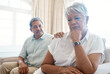 © Nina Lawrenson/peopleimages.com - Im here if you need me. Shot of a senior man consoling his sad wife at home.