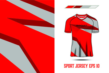 T-shirt sports design for racing jersey cycling football gaming premium vector