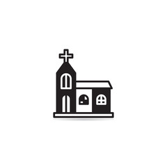 Poster - church building icon vector illustration