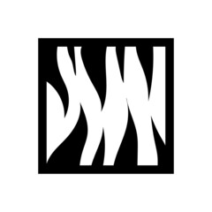 Poster - Decorative pattern in the form of a square. Texture in the form of a tile.