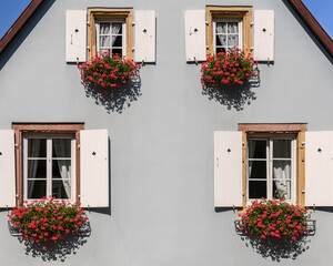 Canvas Print - Turckheim architecture