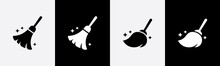 Broom Icons Symbol Vector For Apps And Websites. 