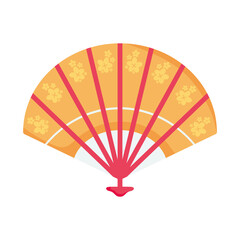 Canvas Print - japanese folding fan