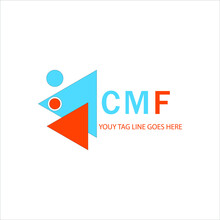 CMF Letter Logo Creative Design With Vector Graphic