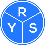 Fototapeta  - RYS letter logo design on white background. RYS  creative circle letter logo concept. RYS letter design.