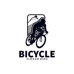 Poster - bike logo illustration isolated in white background