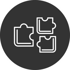 Canvas Print - Puzzle Icon