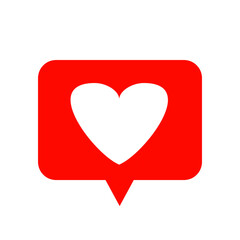 Sticker - Favorite, heart message icon 