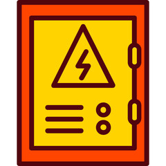 Poster - Electrical Panel Icon