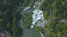 Top View Of The River Anp Park. Malaysia