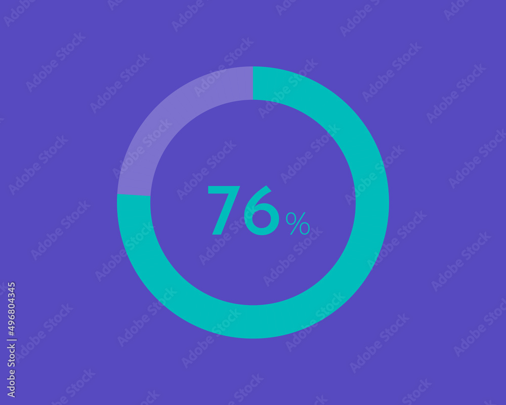 76 Percentage diagrams on blue color background HD, pie chart for Your ...