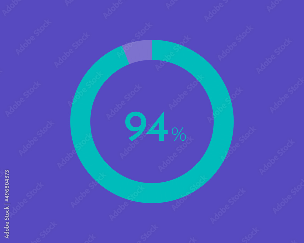 94 Percentage diagrams on blue color background HD, pie chart for Your ...