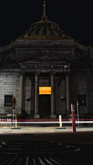 Sticker - Vertical night shot of Saint Isaac's Cathedral in Petersburg