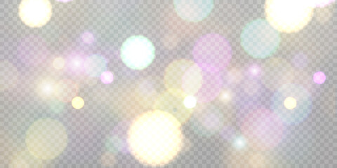 Wall Mural - Light effect with lots of shiny highlights. background of abstract gold, blue and silver glittering lights. defocused