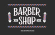 Barbershop editable text style effect	
